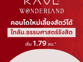 เคฟ วันเดอร์แลนด์ คอนโดใกล้ ม.ธรรมศาสตร์ แต่งครบ พร้อมเข้าอยู่
