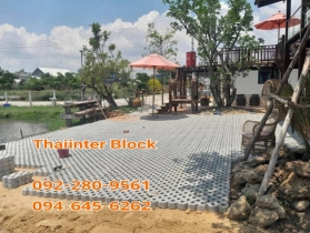 บล็อกตัวหนอน บล็อกแปดเหลี่ยม บล็อกปูหญ้า 092-280-9561